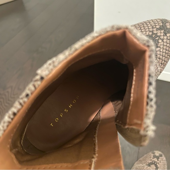 Animal Print Ankle Boots - Picture 4 of 8